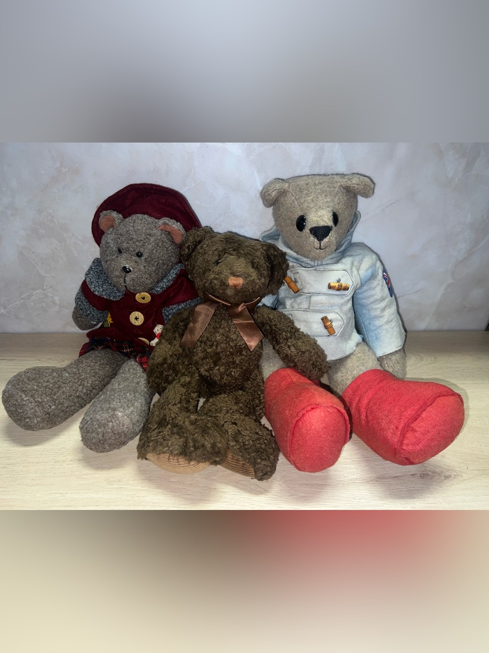 Vintage Teddy Bear Lot of 3